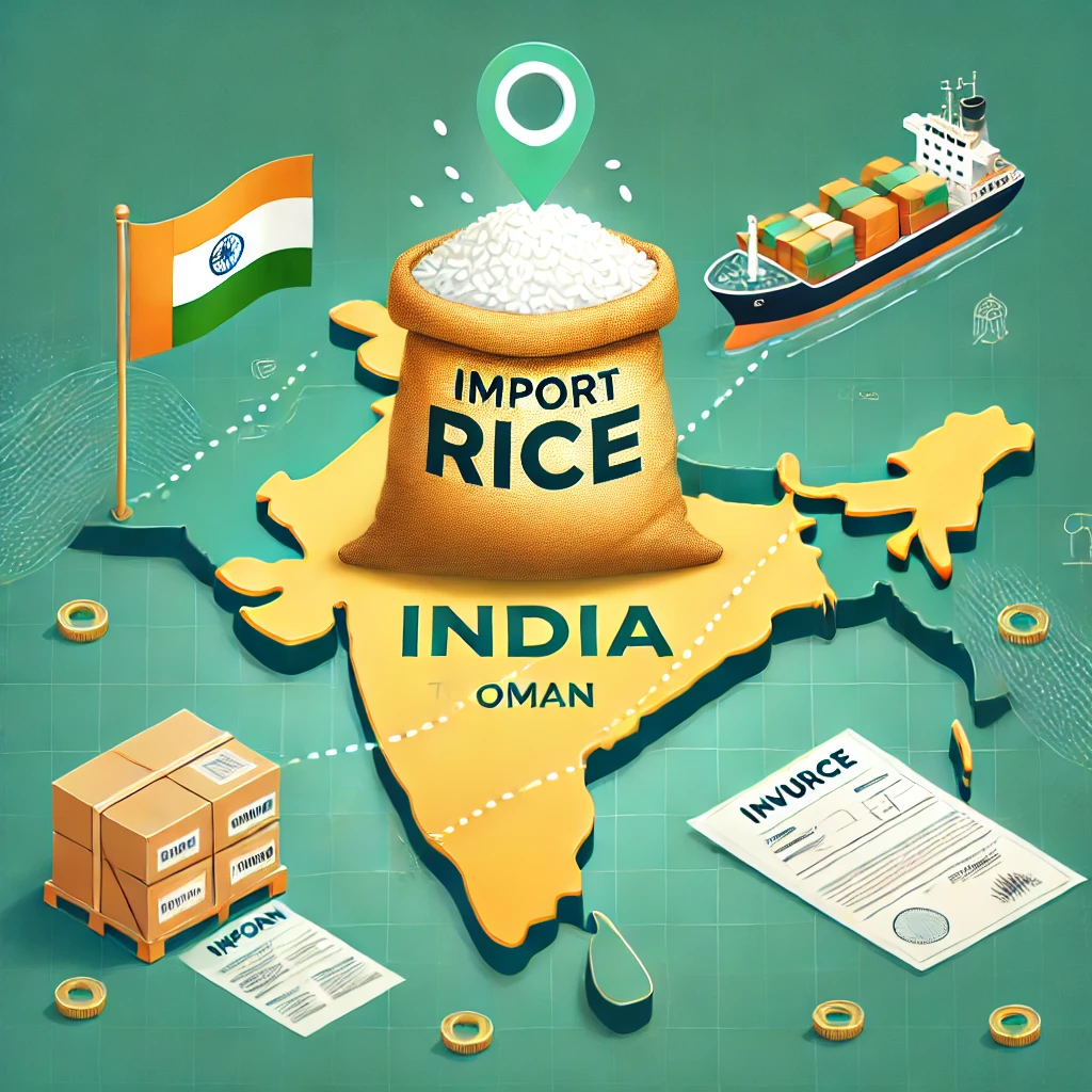 How to Import Rice From India To Oman