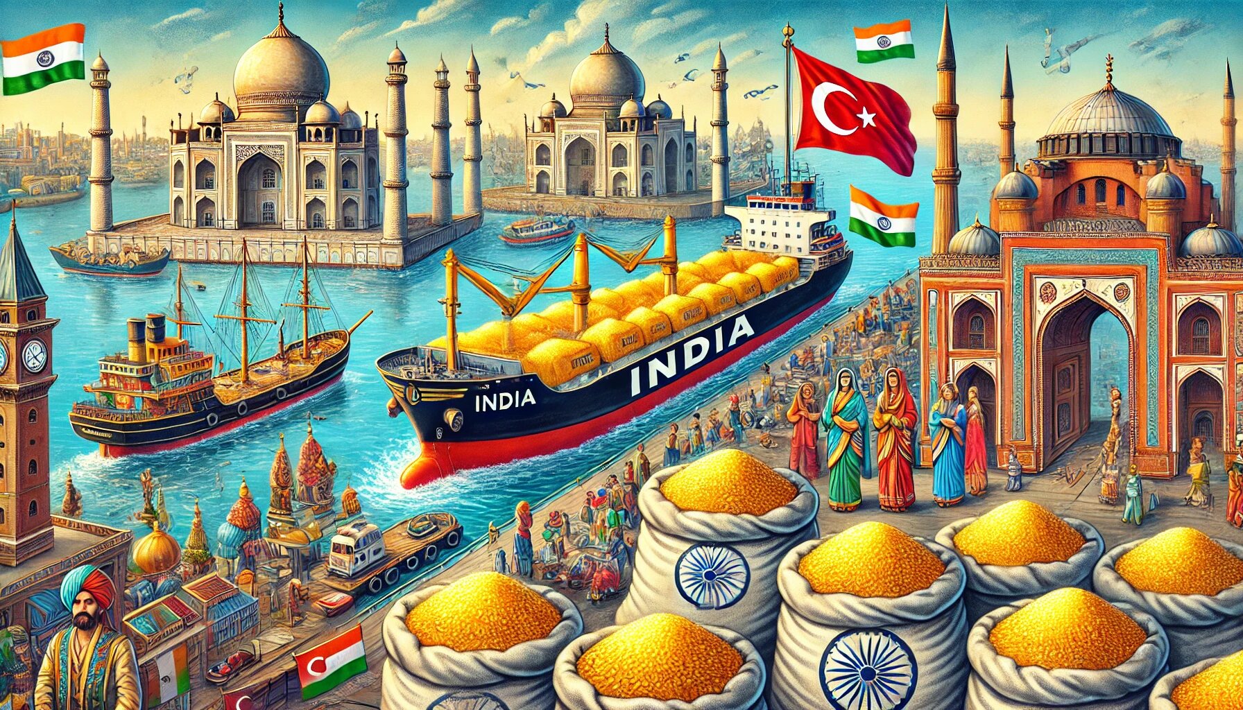 Rice Export from India to Turkey